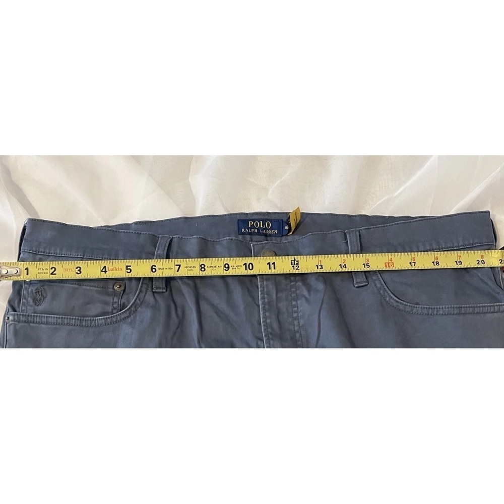 POLO RALPH LAUREN CHINO JEANS MEN'S VARICK STRAIGHT SLIM FIT SIZE 40 X 32 GREAT! - Picture 5 of 8